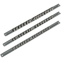 Sealey 3 Piece Combination Drive Socket Retaining Rail Set