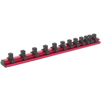 Sealey 3/8" Drive Magnetic Socket Retaining Rail 12 Clips