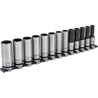 Sealey 13 Piece Black Series 1/2" Drive Deep Lock On Hexagon Socket Set Sealey 13 Piece Black Series 1/2" Drive Deep Lock On Hexagon Socket Set