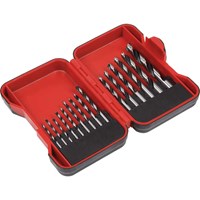 Sealey 15 Piece Brad Point Wood Drill Bit Set