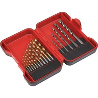 Sealey 17 Piece HSS and Masonry Drill Bit Set Sealey 17 Piece HSS and Masonry Drill Bit Set