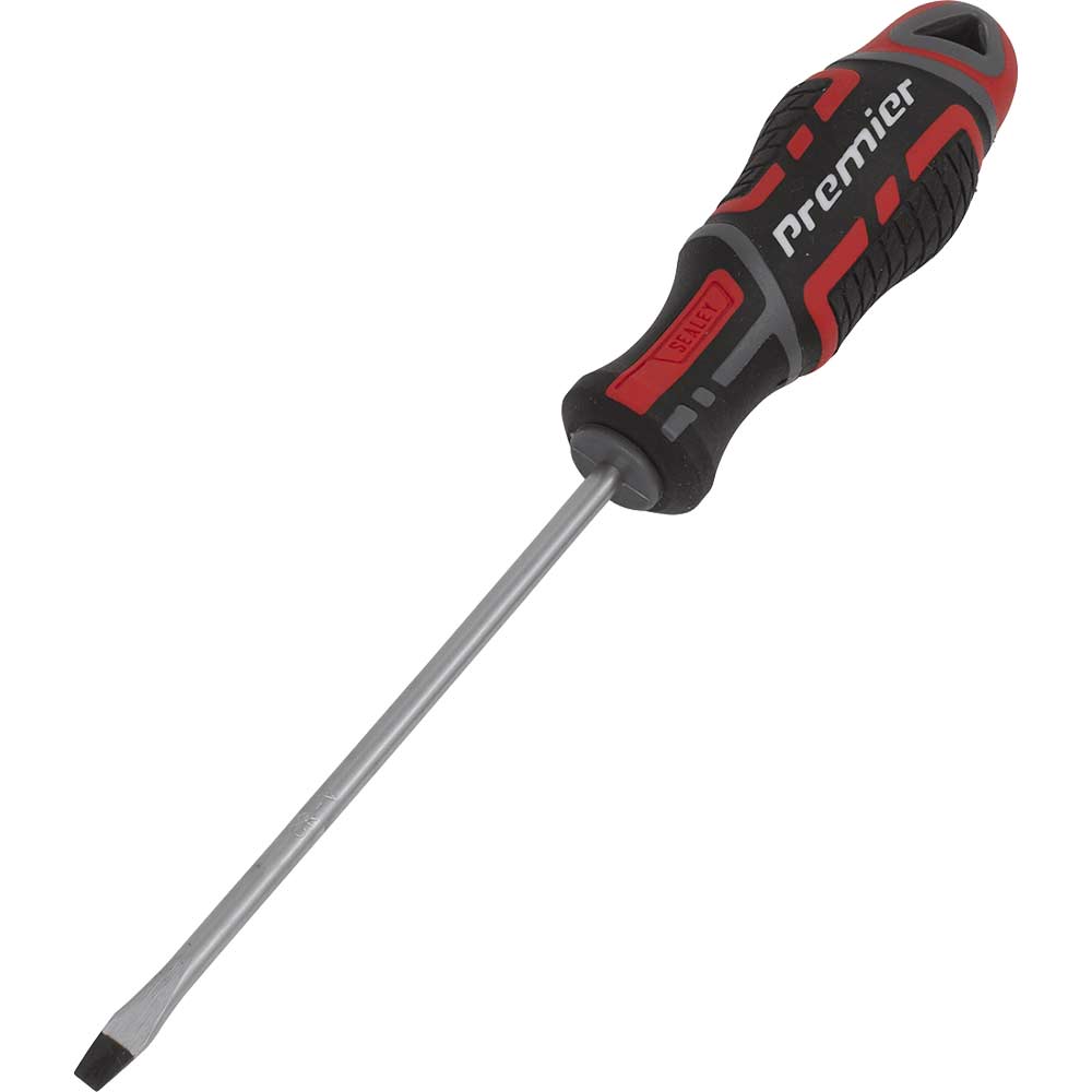 Sealey Gripmax Slotted Screwdriver 4Mm 100Mm Size 4