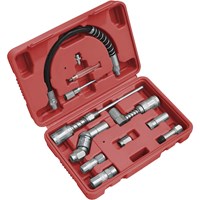 Sealey 12 Piece Grease Gun Adaptor Kit Sealey 12 Piece Grease Gun Adaptor Kit