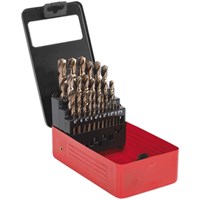 Sealey 25 Piece HSS-Co Drill Bit Set Sealey 25 Piece HSS-Co Drill Bit Set