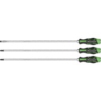 Sealey 3 Piece Slotted and Phillips Hammer Thru Long Screwdriver Set