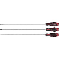 Sealey 3 Piece Slotted and Phillips Hammer Thru Long Screwdriver Set