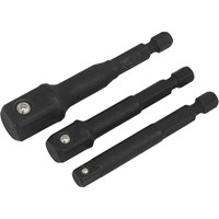 Sealey 3 Piece Impact Socket Adaptor Set Sealey 3 Piece Impact Socket Adaptor Set