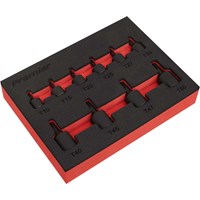 Sealey 10 Piece 1/4" and 3/8" Drive Low Profile Impact Torx Socket Bit Set Sealey 10 Piece 1/4" and 3/8" Drive Low Profile Impact Torx Socket Bit Set