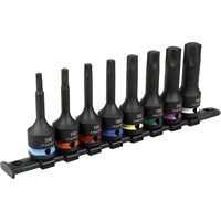 Sealey 8 Piece 1/2" Drive Impact Torx Socket Bit Set 