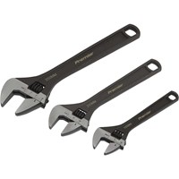 Sealey 3 Piece Adjustable Spanner Set Phosphate Finish Sealey 3 Piece Adjustable Spanner Set Phosphate Finish