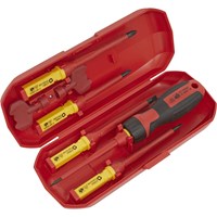Sealey 8 Piece VDE Insulated Interchangeable Screwdriver and Key Set