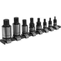 Sealey 8 Piece Combination Drive Spline Socket Bit Set Sealey 8 Piece Combination Drive Spline Socket Bit Set