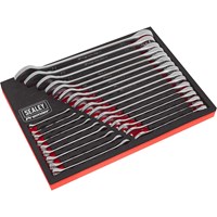 Sealey AK63258 25 Piece Combination Spanner Set Metric Sealey AK63258 25 Piece Combination Spanner Set Metric