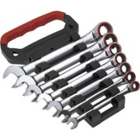 Sealey 7 Piece Ratchet Combination Spanner Set Sealey 7 Piece Ratchet Combination Spanner Set