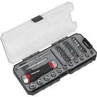 Sealey 38 Piece Fine Tooth Ratchet Screwdriver Accessory Set Sealey 38 Piece Fine Tooth Ratchet Screwdriver Accessory Set
