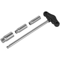 Sealey 3 Piece 3/8" Drive T Handle and Magnetic Spark Plug Socket Set