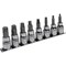 Sealey 8 Piece 3/8" Drive Lock On Hexagon Socket Bit Set Metric  Sealey 8 Piece 3/8" Drive Lock On Hexagon Socket Bit Set Metric