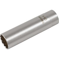 Sealey 3/8" Drive Thin Wall Hexagon Spark Plug Socket Metric