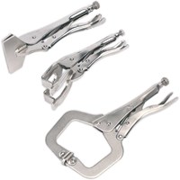 Sealey 3 Piece Sheet Metal and Welding Clamp Set Sealey 3 Piece Sheet Metal and Welding Clamp Set