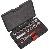 Sealey 13 Piece 3/4" Drive Shallow Profile Socket Set Sealey 13 Piece 3/4" Drive Shallow Profile Socket Set