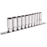 Sealey 10 Piece 3/8" Drive Deep Total Drive Spline Torx Socket Set Sealey 10 Piece 3/8" Drive Deep Total Drive Spline Torx Socket Set