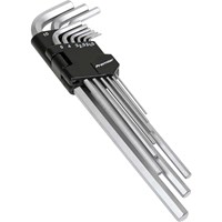 Sealey 9 Piece Extra Long Hexagon Allen Key Set Metric