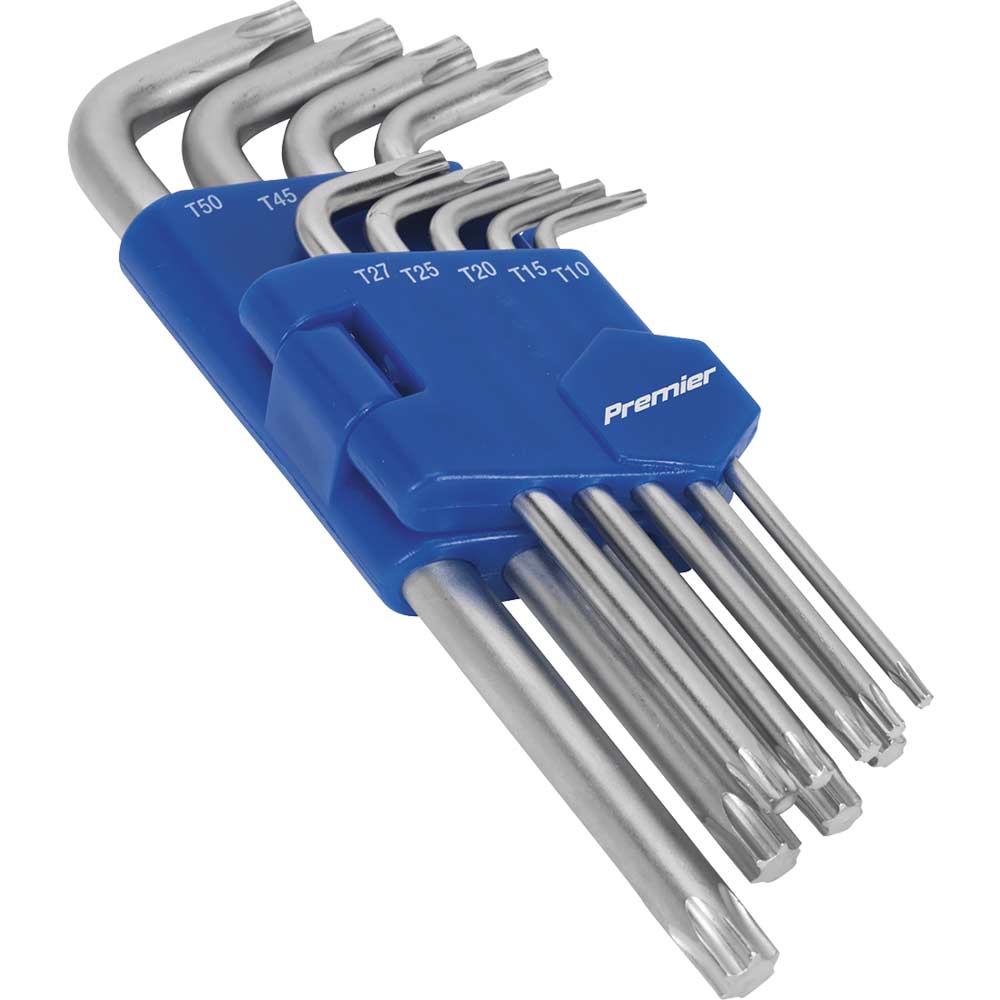 Sealey Piece Long Torx Allen Key Set Size 9