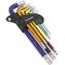 Sealey AK7190 9 Piece Colour Long Ball End Hexagon Key Set Metric  Sealey AK7190 9 Piece Colour Long Ball End Hexagon Key Set Metric
