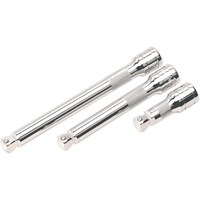 Sealey AK764 3 Piece 1/2" Drive Wobble / Rigid Extension Bar Set Sealey AK764 3 Piece 1/2" Drive Wobble / Rigid Extension Bar Set
