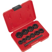 Sealey 10 Piece Spanner Type Bolt Extractor Set Sealey 10 Piece Spanner Type Bolt Extractor Set