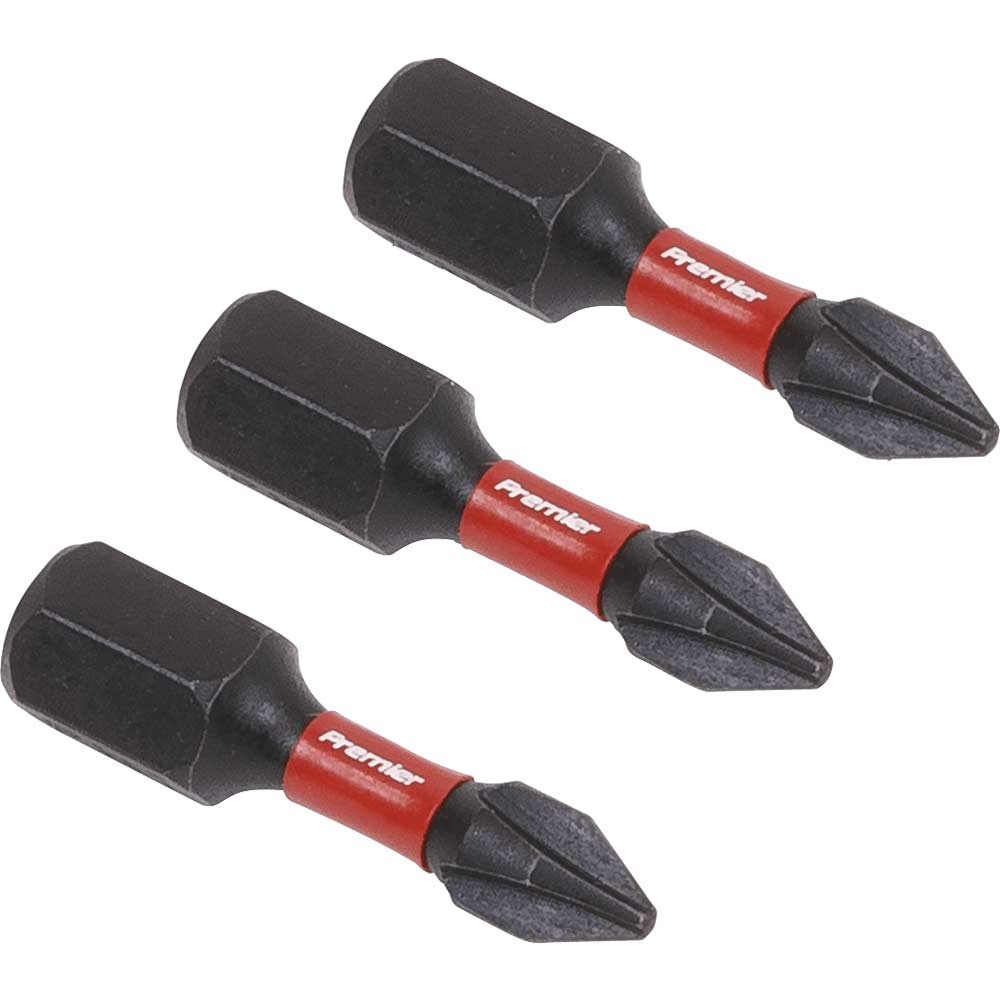 Sealey Impact Power Tool Phillips Screwdriver Bits 0.020Kg