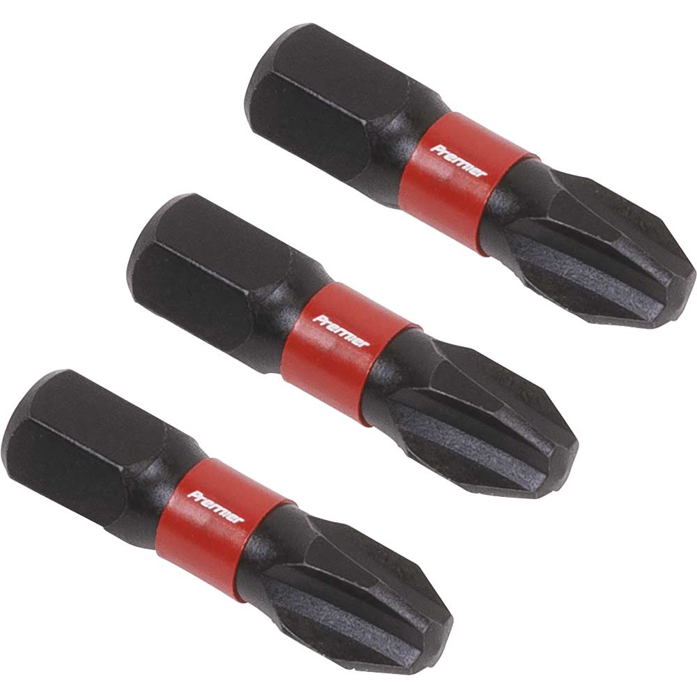 Sealey Impact Power Tool Phillips Screwdriver Bits 0.020Kg