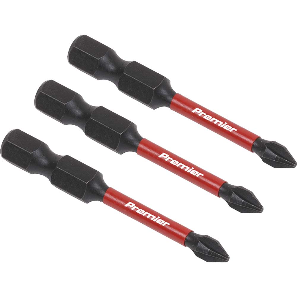 Sealey Impact Power Tool Phillips Screwdriver Bits 0.032Kg