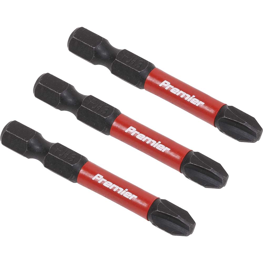 Sealey Impact Power Tool Phillips Screwdriver Bits 0.032Kg