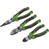Sealey AK8376HV 3 Piece High Leverage Hi Vis Plier Set Sealey AK8376HV 3 Piece High Leverage Hi Vis Plier Set