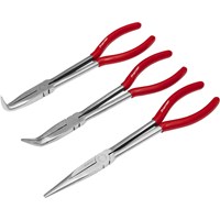 Sealey 3 Piece Needle Nose Plier Set Sealey 3 Piece Needle Nose Plier Set