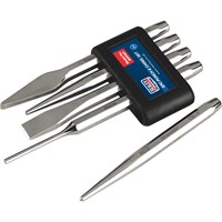 Sealey 5 Piece Punch and Chisel Set Sealey 5 Piece Punch and Chisel Set