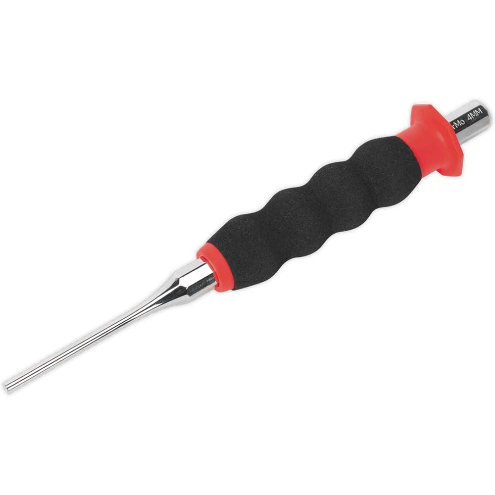 Sealey Sheathed Parallel Pin Punch 4Mm 0.09Kg