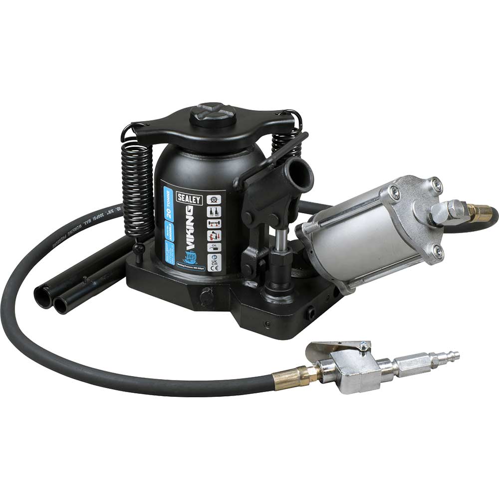 Sealey Viking Air / Hydraulic / Manual Low Profile Bottle Jack Tonne Size 20