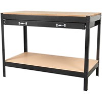Sealey Metal Workbench with MDF Work Top and Drawer