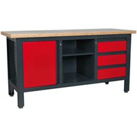 Sealey Workstation with 3 Drawers, 1 Cupboard