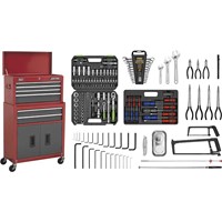 Sealey American Pro 6 Drawer Roller Cabinet and Tool Chest + 170 Piece Tool Kit Sealey American Pro 6 Drawer Roller Cabinet and Tool Chest + 170 Piece Tool Kit
