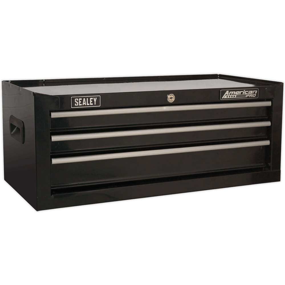 Sealey Black American Pro Drawer Mid Tool Chest Size 3