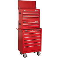 Sealey American Pro 14 Drawer Roller Cabinet, Mid and Top Tool Chest Sealey American Pro 14 Drawer Roller Cabinet, Mid and Top Tool Chest