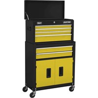 Sealey 6 Drawer Top Chest and Tool Roller Cabinet Combination Sealey 6 Drawer Top Chest and Tool Roller Cabinet Combination