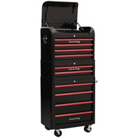 Sealey Premier Retro Style 10 Drawer Roller Cabinet, Mid and Top Tool Chest Sealey Premier Retro Style 10 Drawer Roller Cabinet, Mid and Top Tool Chest