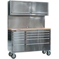Sealey Mobile Stainless Steel Tool Workstation Sealey Mobile Stainless Steel Tool Workstation