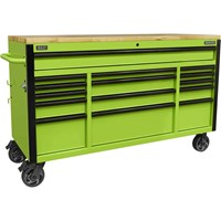 Sealey Superline Pro 15 Drawer Wooden Worktop Roller Cabinet Sealey Superline Pro 15 Drawer Wooden Worktop Roller Cabinet