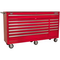 Sealey Superline Pro 12 Drawer Heavy Duty Wide Roller Cabinet Sealey Superline Pro 12 Drawer Heavy Duty Wide Roller Cabinet