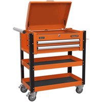 Sealey 2 Drawer Heavy Duty Mobile Tool and Parts Trolley Sealey 2 Drawer Heavy Duty Mobile Tool and Parts Trolley